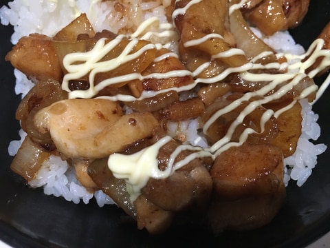 簡単 焼き鳥丼。